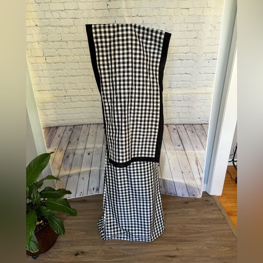 Formal gingham skirt - Picture 3 of 6